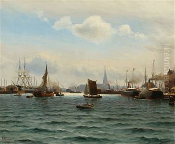 Summer Day At Copenhagen Harbor - view 1