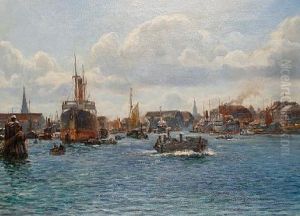 View Of Copenhagen Harbour by Holger Luebbers