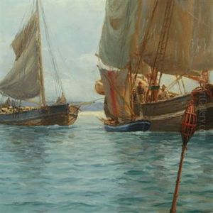 Seascape With Sailing Ships Seascape With Sailing Ships