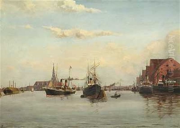 Dampskibe I Kobenhavns Havn - view 1