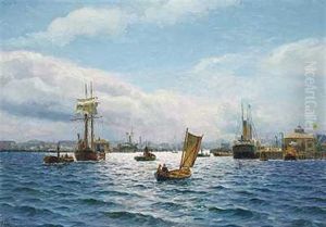 Parti Fra Kobenhavns Havn by Holger Luebbers