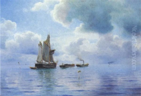 Marine Med Sejlskibe Og Slaebebad - view 1