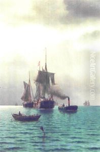 Marine Med Sejlskib Og Motorbad by Holger Luebbers
