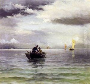 Fiskerbade Pa Havet by Holger Luebbers
