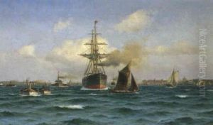 Parti Fra Kobenhavns Havn by Holger Luebbers