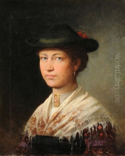 Junge Frau In Traditioneller Bayerischer Kleidung - view 1