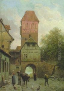 Gastwirtschaft Am Stadttor by Adolf Luben
