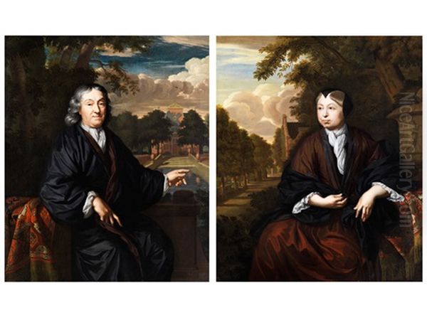 Portrait Eines Herrn (+ Portrait Einer Damen; Pair) - view 1