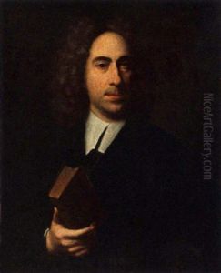 A Portrait Of A Magistrat, Aged Fifty-two, Wearing Black Costume And Holding A Book