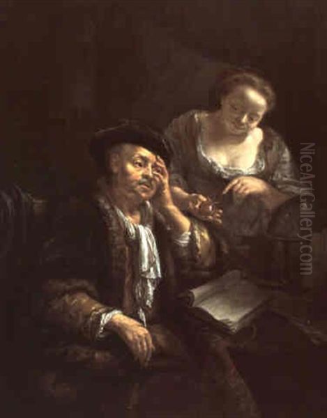 A Scribe And His Housekeeper - view 1