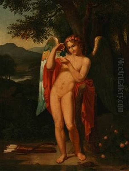 Amor With The Butterfly (after C. G. Kratzenstein Stub) - view 1
