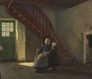 Visiting Granny by John Leopold Luebschitz