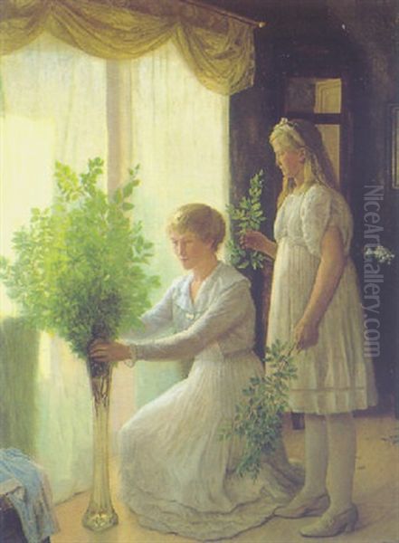 Interieur, Mutter Mit Tochter - view 1