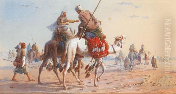 Caravane Dans Le Desert. - view 1