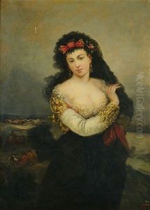 Maja by Eugenio Lucas Velazquez