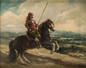 Garrochista, 1866 by Eugenio Lucas Velazquez