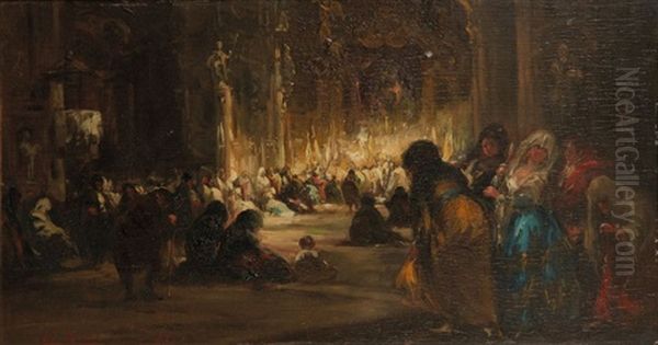 Procession Dans Une Eglise - view 1