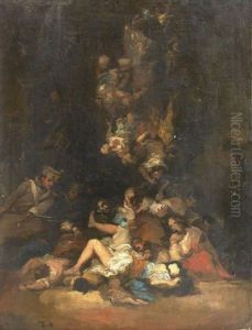 Les Horreurs De La Guerre by Eugenio Lucas Velazquez