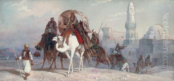 The Desert Caravan, Egypt - view 1