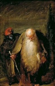 Las Tentaciones De San Antonio by Eugenio Lucas Velazquez
