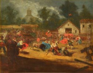 Corrida De Toros by Eugenio Lucas Velazquez
