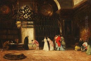 Der Heiratsantrag by Eugenio Lucas Velazquez