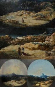 Paysage D'espagne (pair) by Eugenio Lucas Velazquez