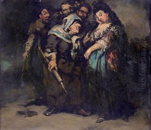 La Reprimenda (the Reprimand) by Eugenio Lucas Velazquez