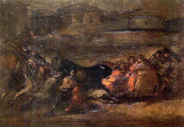 Escena Taurina Con Picador - view 1
