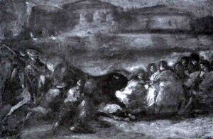 Tauromachia by Eugenio Lucas Velazquez