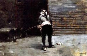 Un Caballero En Una Bedega, Ein Mann In Einem Weinkeller by Eugenio Lucas Velazquez