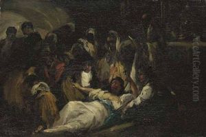 A Scene Of Inquisition by Eugenio Lucas Velazquez