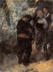 Regando El Campo by Eugenio Lucas Velazquez