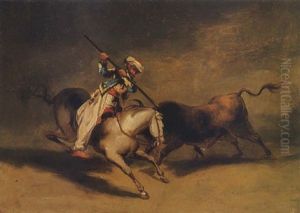 El Animoso Moro Gazul by Eugenio Lucas Velazquez