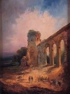 Paisaje Con Acueducto
