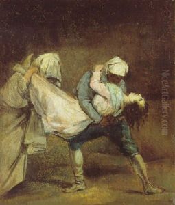 Que Se La Clevaron (they Carried Her Off) by Eugenio Lucas Velazquez