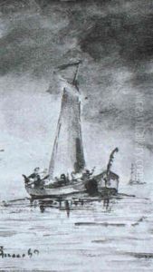 Barcos by Eugenio Lucas Velazquez