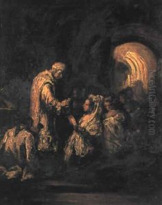 Priest Giving Communion by Eugenio Lucas Velazquez