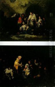 La Extremauncion by Eugenio Lucas Velazquez