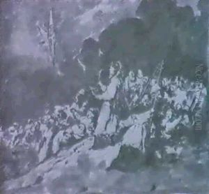 El Espectro by Eugenio Lucas Velazquez