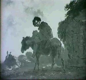 Boy On Mule