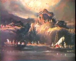 El Regreso De La Pesca by Eugenio Lucas Velazquez