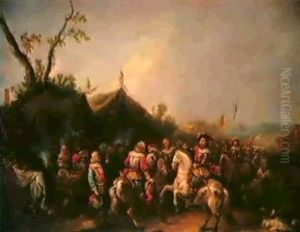Generales Antes De La Batalla by Eugenio Lucas Velazquez