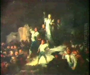 El Sermon by Eugenio Lucas Velazquez