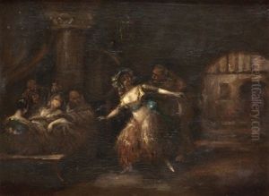 En La Taberna by Eugenio Lucas Villamil