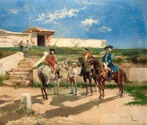 Descanso En El Camino by Eugenio Lucas Villamil