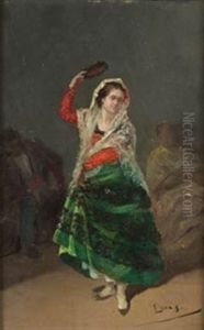 Bailaora by Eugenio Lucas Villamil