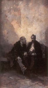 Dos Personajes Conversando Dos Personajes Conversando