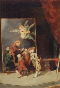 The Connoisseurs by Eugenio Lucas Villamil