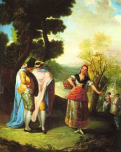 Maja Y Embozados by Eugenio Lucas Villamil